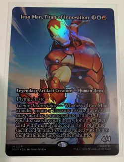 Iron Man, Titan of Innovation (Borderless) FOIL - Marvel Super Heroes #0091 MTG - Image 3