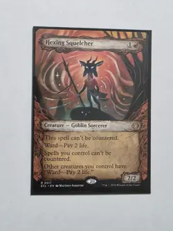Hexing Squelcher - Borderless - Showcase - Lorwyn Eclipsed - Near Mint - Image 1