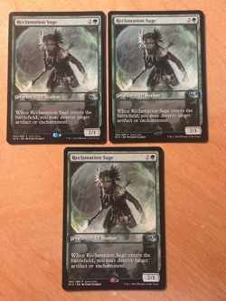 Magic the Gathering MTG 1x Reclamation Sage Game Day Promo Magic 2015 NM - Image 1