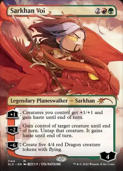Sarkhan Vol (Borderless) [Secret Lair Drop Series] Magic MTG - Image 1