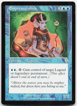Empress Galina 54 Rare Invasion Magic: The Gathering Lightly Played - Image 1