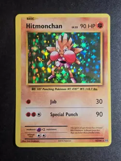 Hitmonchan 62/108 LP Evolutions Holo Rare Pokemon Reverse Holo - Image 1
