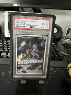Pokemon Mewtwo Illustration Rare PSA 10 183/165 English Scarlet & Violet 151 - Image 1