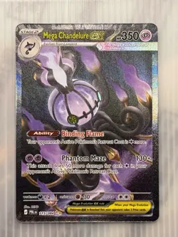 Mega Chandelure EX Pitch Black 115/84 SIR - Image 1