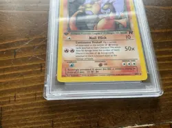 Dark Charizard 4/82 Team Rocket Holo 1st Edition Psa 7 Pokemon - Image 4