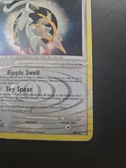 Arceus LV 100 AR5 Pokemon Arceus Set Holo Rare 2009 DAMAGED - Image 4