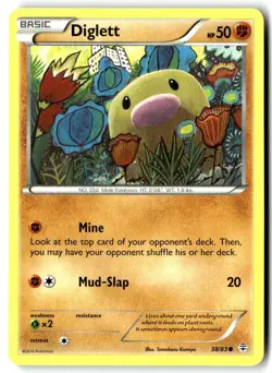 Diglett 38/83 Common Generations Pokemon Lightly Played - Image 1