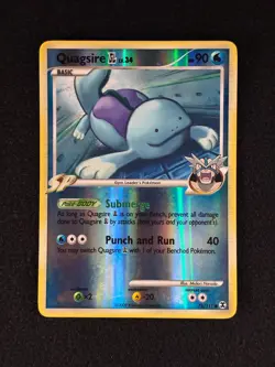 Quagsire GL 76/111 Reverse Holo Pokemon Rising Rivals (LP) - Image 2