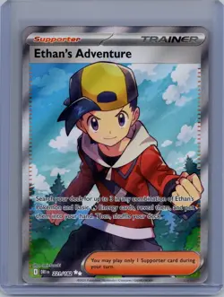 ETHAN'S ADVENTURE 221/182 ULTRA RARE DESTINED RIVALS HOLO NM - Image 1