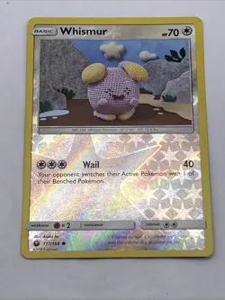 Whismur 117/168 LP Celestial Storm Common Reverse Holo Pokemon - Image 1
