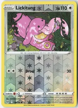 Lickitung 138/196 Common Lost Origin Pokemon Reverse Holo Near Mint - Image 1