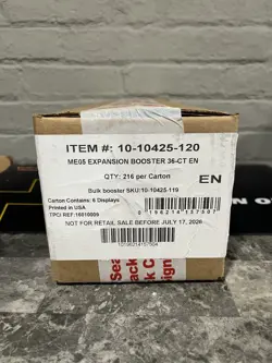 SEALED CASE! 6x Booster Box Pitch Black ME05 Pokemon TCG - Free Shipping! - Image 1