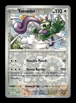 Pokemon TCG SV07: Stellar Crown Tornadus Reverse Holo - Image 1