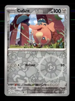 Cufant 109/159 Common Journey Together Pokemon Reverse Holo Near Mint - Image 1