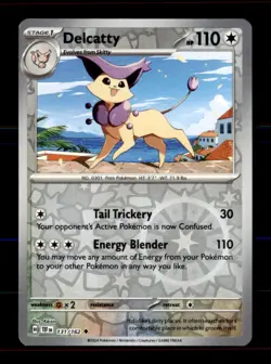 Delcatty 131/162 Uncommon Temporal Forces Pokemon Reverse Holo Near Mint - Image 1