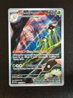 Toedscruel 185/182 Illustration Rare Paradox Rift Pokemon Holo Lightly Played - Image 1