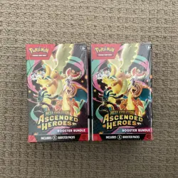 Pokemon TCG Mega Evolution Ascended Heroes Booster Bundle x2 Brand New Sealed - Image 1