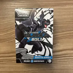 Pokemon Black Bolt Booster Bundle 6pk Sword & Shield Factory Sealed New - Image 1