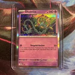 Dhelmise MEP 084 Prerelease Stamped Promo - Pokemon TCG: Pitch Black - NM - Image 1