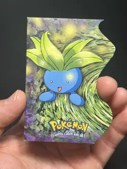 Pokemon Vintage Topps Oddish #43 Die-Cut Embossed EV4 Of 12 Rare LP - Image 1