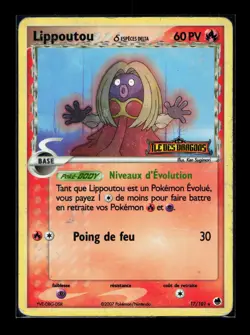 Carte Pokemon Lippoutou 17/101 Reverse Especes Delta EX Ile Des Dragons IDD - Image 1