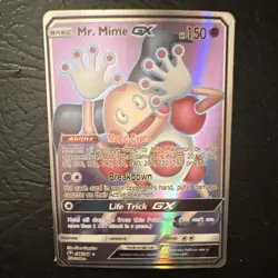The Pokemon Company Mr. Mime GX Full Art Holo Ultra Rare 156/168 EN 150 HP - Image 1