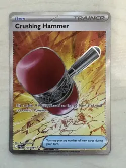 Pokemon TCG Crushing Hammer 105/084 Pitch Black Ultra Rare NM - Image 1