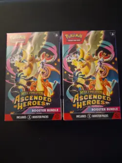 2 X Ascended Heroes Booster Bundle Boxes New And Sealed Pokemon Tcg - Image 1