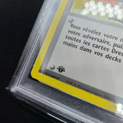 1999 1ST EDITION LASS MINT THICK STAMP PSA 9 FILLETTE POKEMON WOTC FRENCH 75/102 - Image 3
