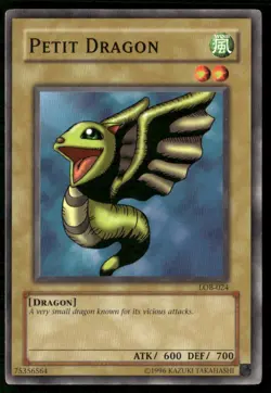 Petit Dragon LOB-024 Common Yu-Gi-Oh Unlimited Lightly Played - Image 1