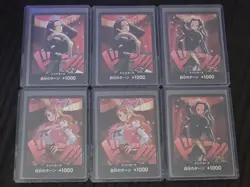 One Piece TCG - EB03 Holo Foil Don!! lot - 6x - Boa, Robin, Nami - Japanese - Image 1