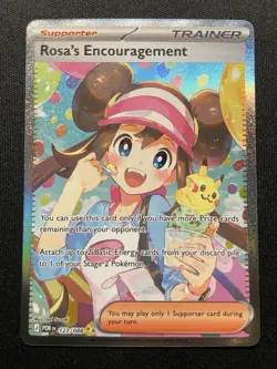 Rosa's Encouragement SIR 123/088 Pokemon Perfect Order Special Illustration Rare - Image 1