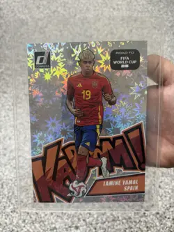 Lamine Yamal Number 12 2025-2026 Oversize Kaboom Card - Image 1