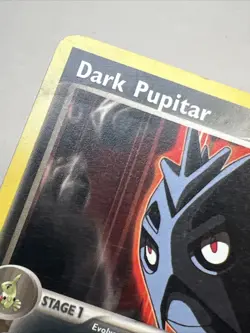 CREASED Dark Pupitar 041/109 Regular/Non-Holo Team Rocket Returns Pokemon Card - Image 5