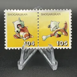 Cubone Marowak Pokemon Stamp Card Shogakukan Nintendo Japanese TCG S119-28 - Image 1