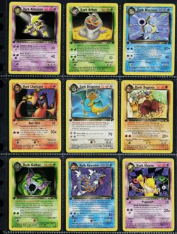Complete 1st Edition Team Rocket Non-Holo Set 18-82 WOTC Vintage Pokemon Cards - Image 2