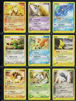 Pokemon EX Sandstorm Complete Non Holo Set e-Reader Cards Rare Uncommon Common - Image 2