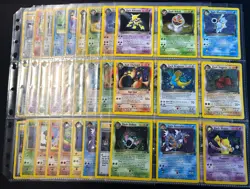 Complete Team Rocket Set 83/82 Vintage Pokemon Cards HOLO Master WOTC Charizard - Image 1