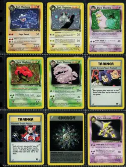 Complete Team Rocket Set 83/82 Vintage Pokemon Cards HOLO Master WOTC Charizard - Image 4