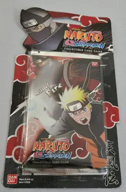 Bandai Will of Fire Naruto Shippuden CCG Booster Pack 10 Cards English 2010 - Image 1