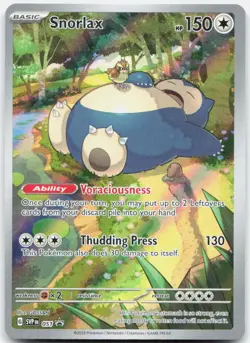 Pokemon TCG Snorlax 051 SV: Scarlet & Violet Promo Cards 2023 NM - Image 1