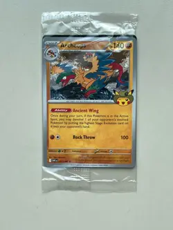 SEALED Pokemon Archeops Promo Card 051/086 Chicago Field Museum Fossil Exhibit - Image 1