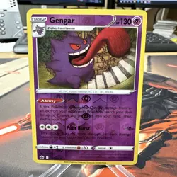 Pokemon Gengar 057/198 Fusion Strike Rare Stage 2 Card 130 HP Pokemon TCG RH!! - Image 1