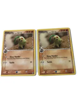 2x Chikorita 44/101 Delta Species Common Pokemon Card NM - Image 1