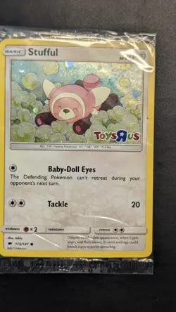 Stufful 110/147 Pokemon Burning Shadows Toys R Us Promo Sealed - Image 1