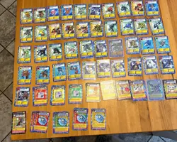 Bandai Digimon CCG Starter 55 Card Lot 1st Edition English Digivolve 1999 - Image 1