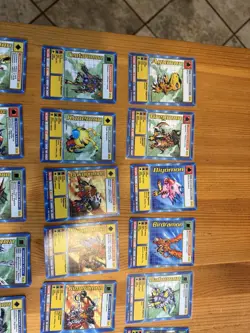 Bandai Digimon CCG Starter 55 Card Lot 1st Edition English Digivolve 1999 - Image 2