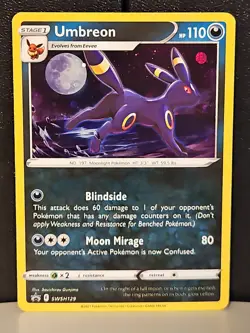 Umbreon SWSH129 SWSH: Sword & Shield Promo Cards Holo - NM - Image 1