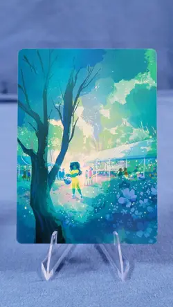 MTG Forest Art Card Marvel Super Heroes #17/45 - Image 1