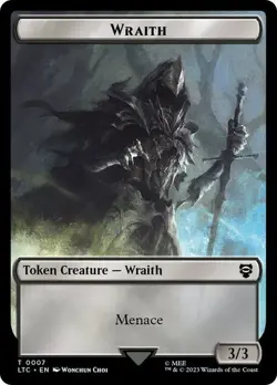 4x Wraith/Dragon Token, Lord of the Rings Tokens, MTG, 4 pack, Magic - Image 2